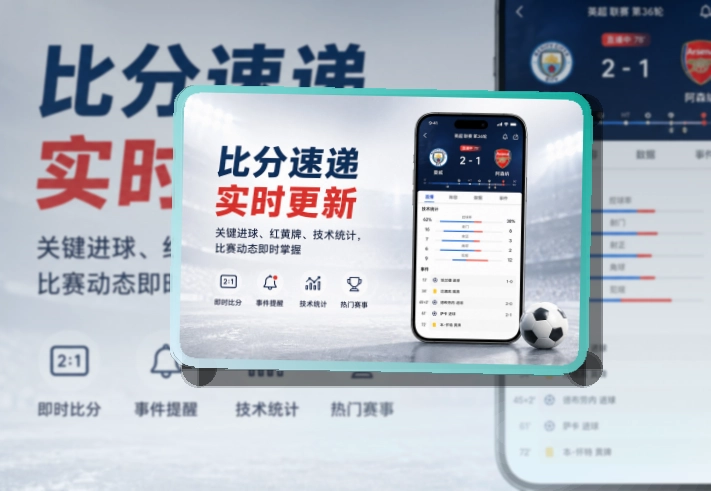 开云 App细节设计，赛程比分更好找，页面更有记忆点 页面展示
